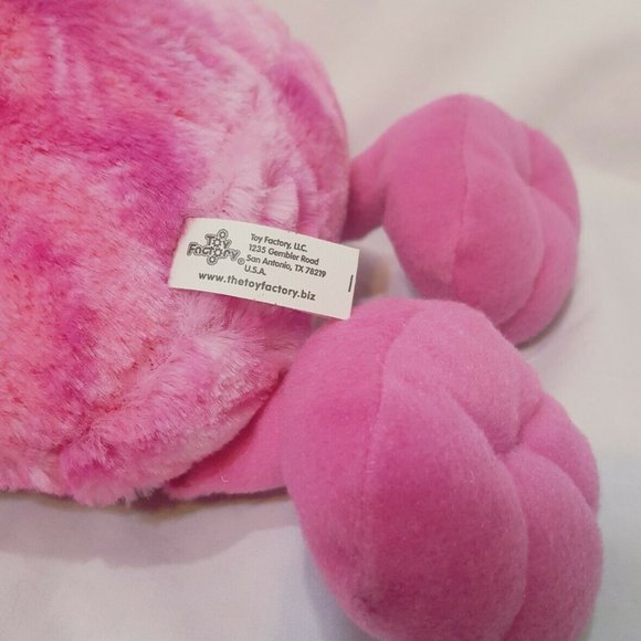 Pink Lucky   Duck Plush Stuffed Animal 13" Easter - Picture 3 of 11